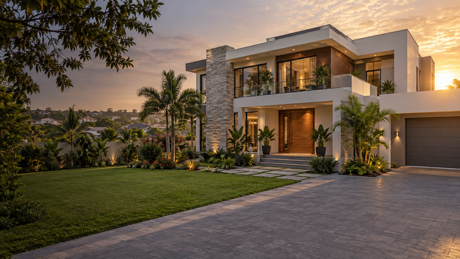 Contemporary two-storey residence in Ghana